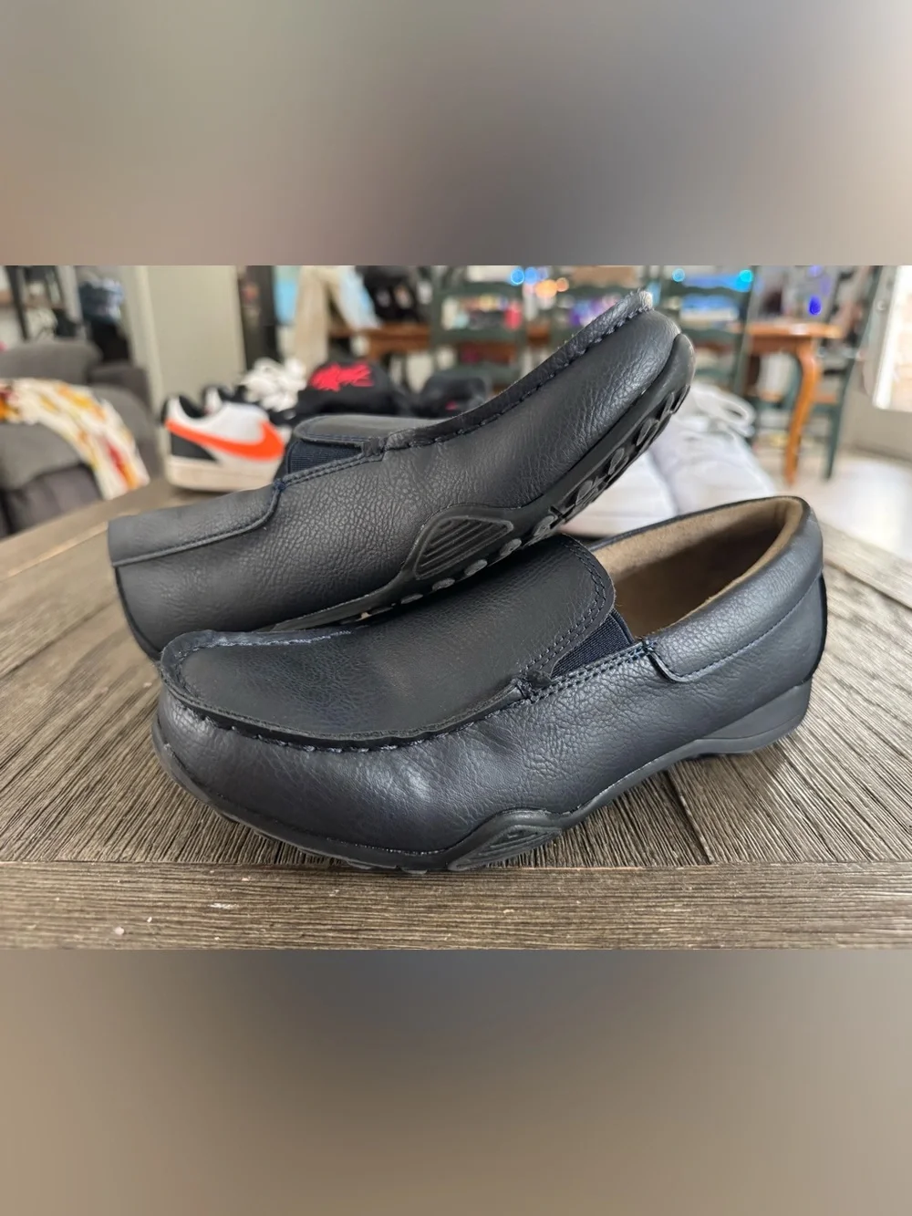 The Children's Place Navy Slip-On Kids Dress Loafers